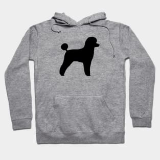 Black Toy Poodle Silhouette Hoodie